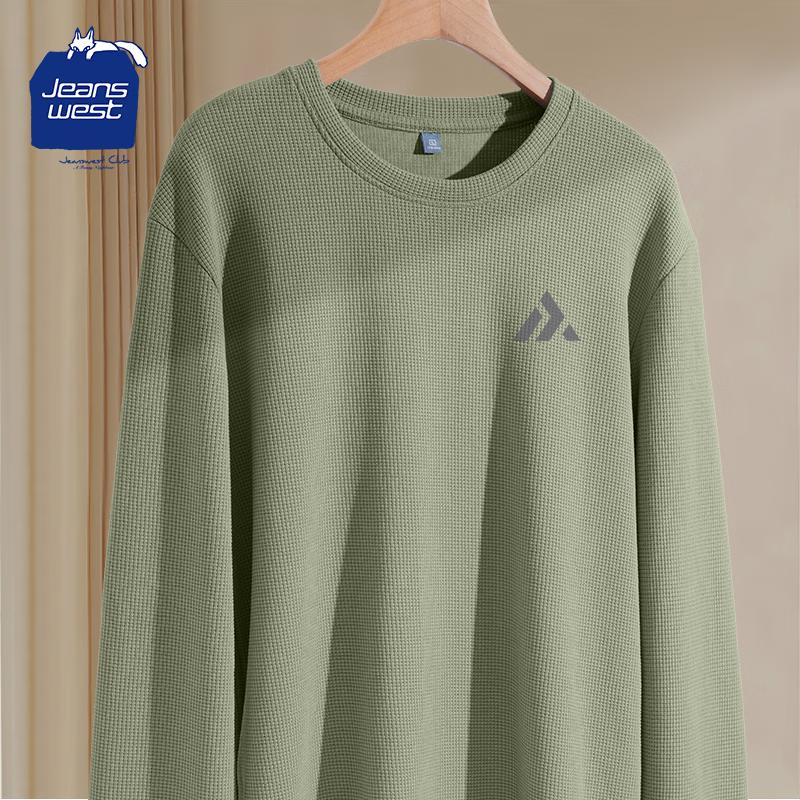 Jeanswest Club Men s Waffle Knit Long Sleeve T-Shirt L