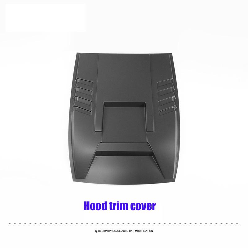 

Engine hood fake vents compatible with Nissan Patrol Y60Y61Y62 engine hood decorative cover ABS material exterior modification