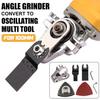 Angle Universal Angle Grinder Head Kit New To Cordless Oscillating Multi Tool Conversion Tool Woodworking Adapter for 100mm