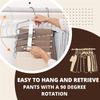 Hot Selling-Trouser Hanger Space Saving Hanger Folding Hanger Multi-Function Organizer,Trouser Hanger Space Saving Hanger Foldin