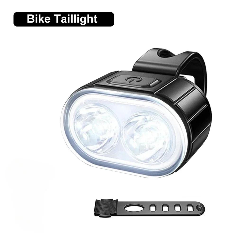 Fahrradbeleuchtung Vorne Hinten Wiederaufladbar Fahrrad Radfahren USB Taschenlampe für Fahrradbeleuchtung Vorne/Hinten/Set Fahrrad Laterne Zubehör