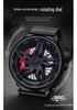 Sanda Men's Quartz Waterproof Mesh Strap Watch | Rotating Wheel Design