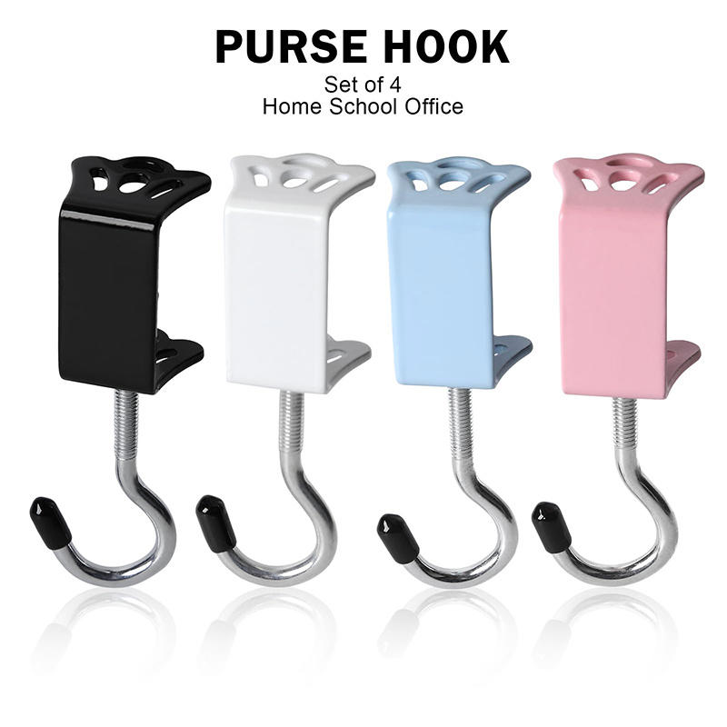 Schreibtischhaken für Studenten Abnehmbar & Bohrfreier Rucksackhalter für Tischkante Wohnheim & Klassenzimmerorganisation