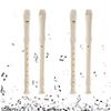 Soprano Recorder Hole 6/8 Hole C Key Descant Recorder German Style Treble Flute for Kids with Cleaning Rod & Storage Bag
