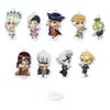 Dr. STONE Round Stand Keychain Box of 9