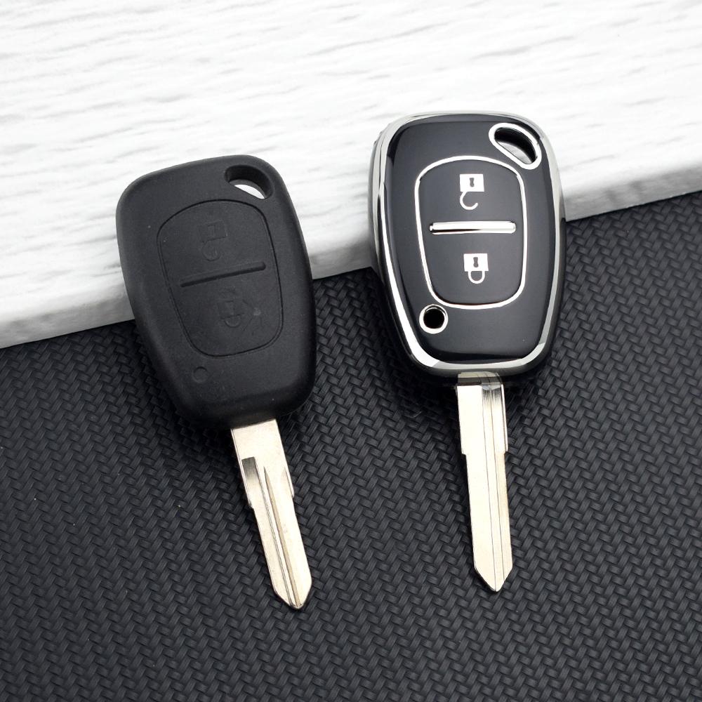 Tpu Car Key Case Cover Shell Protector For Renault Kangoo Trafic Movano Vauxhall Opel Vivaro Car Key Chains Auto Accessories