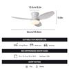 2025 Retro Ceiling Fan Light with Integrated Variable Frequency Chandelier for Living and Dining Rooms