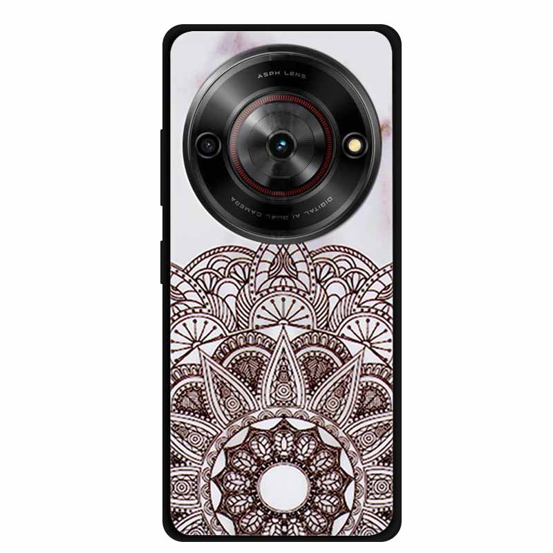 For ZTE Blade A75 5G Case Luxury Marble Silicone Soft Phone Cover for ZTE Blade A75 5G Protective TPU Back Shell Coque Capa A 75