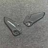 Für Kawasaki Ninja ZX-4R ZX-4RR ZX4R ZX-25R -2024 -2024 Kohlefaser Fußpedal Fersenschutzplatten 3K Motorradteile