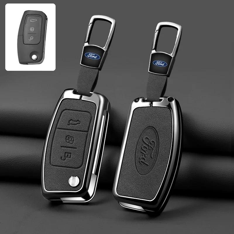 

Car Sticker Hot For Ford Car Key Case Cover Shell For Ford Focus 2 MK2 Fiesta Mondeo Galaxy Falcon Territory Ecosport Kuga Escap