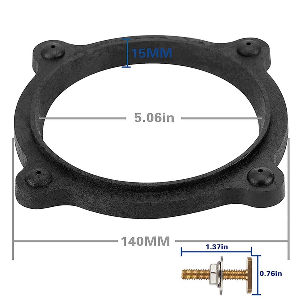New Floor Flange Seal W/ Nuts, Washers & T-Bolts Set For RV Toilet Seals 385310063