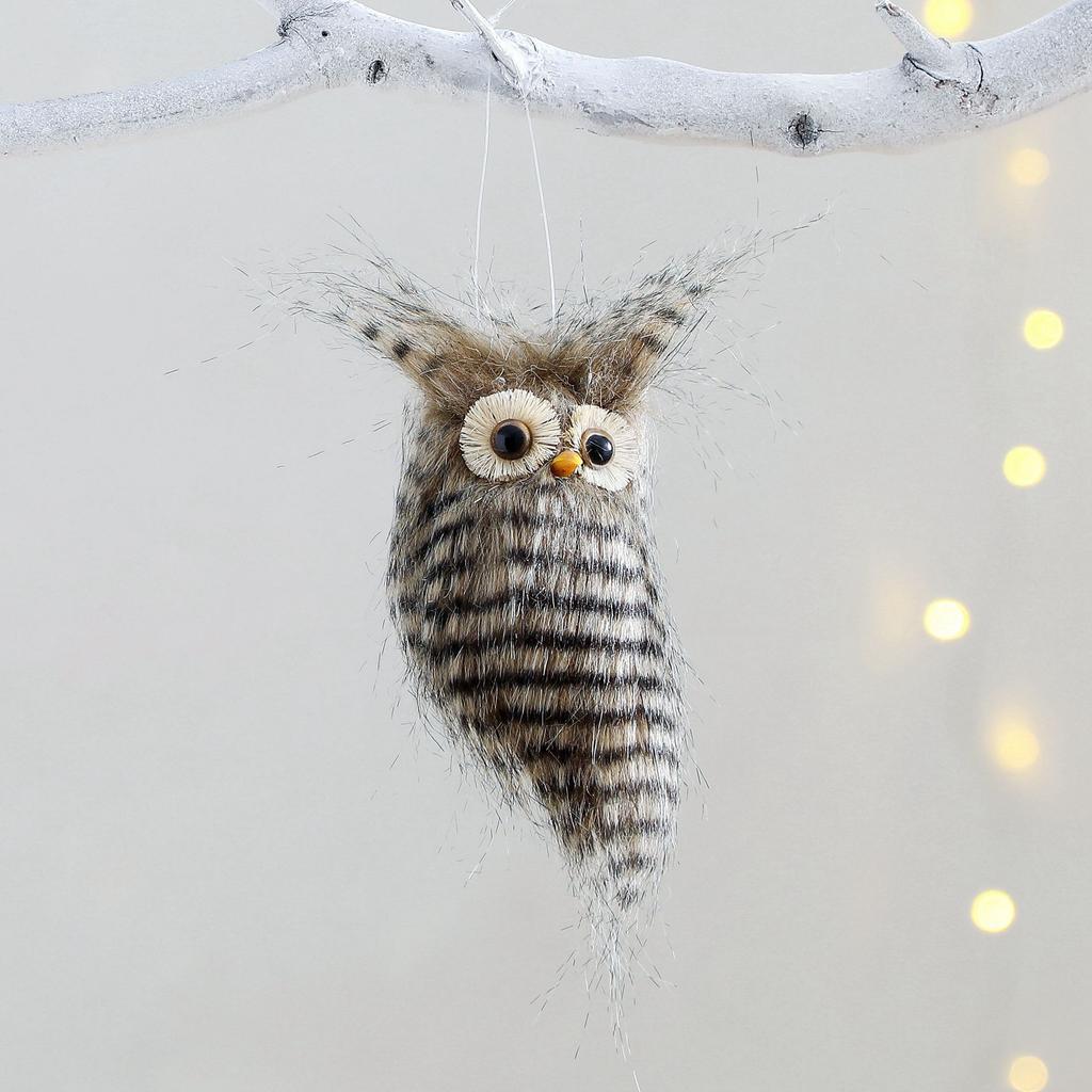 Owl Christmas Tree Pendant Cartoon Owl Pendant Halloween Hanging Decorations Creative Holiday Gifts Party DIY Supplies