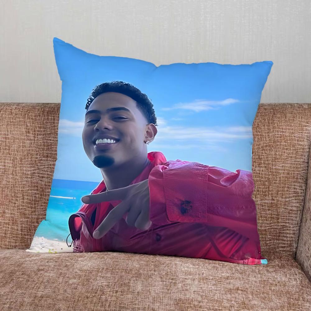 

Rapper Singer M-Myke Towers Pillow Case For Home Bedroom Car Office Decoration Living Room Sofa Cushion Cover Suitable 16x16Inch