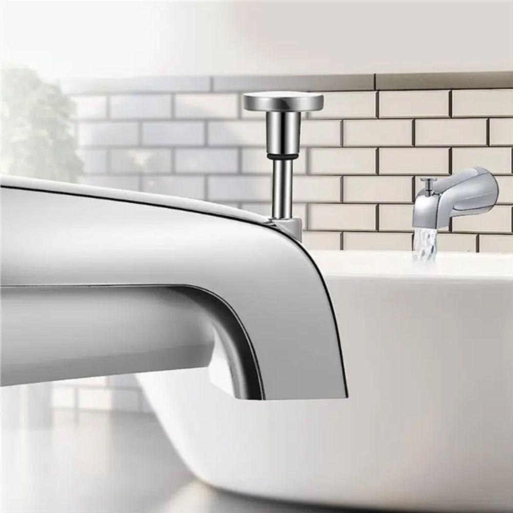 Zinc Zinc Zinc Alloy Bathtub Faucet Spout Durable Pull Type Faucet Bathtub Faucet  Easy Installation