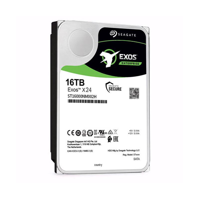 Seagate Exos X24 Series 16TB Enterprise Hard Drive
