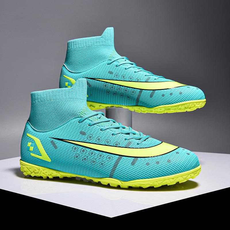 Neue High-Top-Fußballschuhe lange Stollen abgebrochene Stollen Wettkampf-Trainingsschuhe Fußball Fußballschuhe Herren