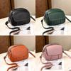 2023 New Pure Color Small Bag Soft Leather Women's Bag Fashion Casual Crossbody Bag