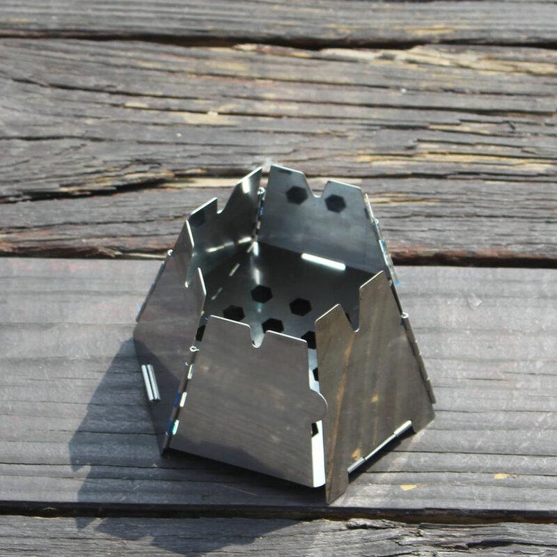 Nu Feng Portable Folding Stainless Steel Camping T-Stove