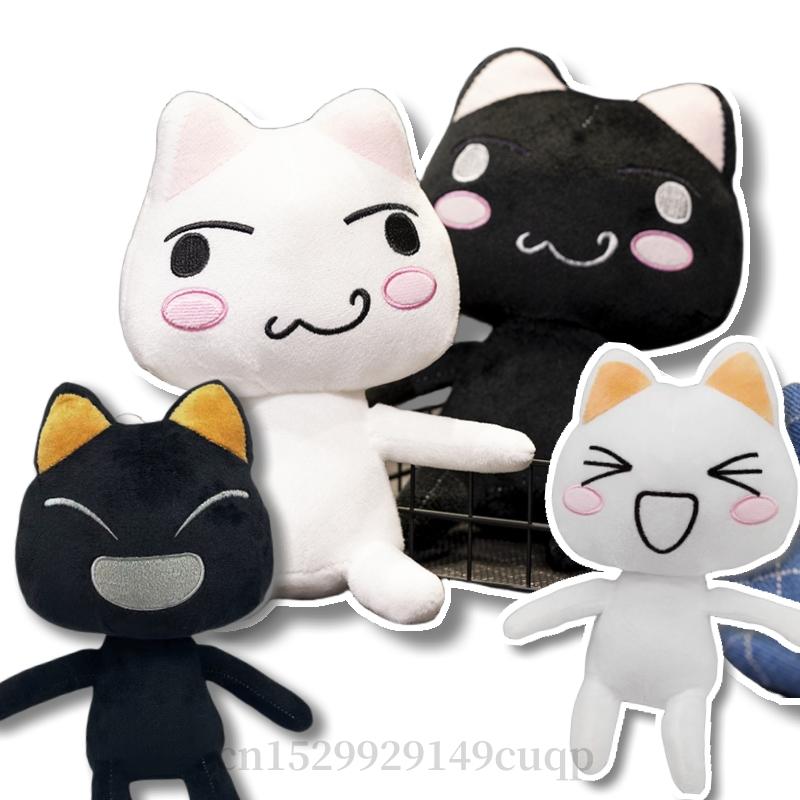 Cartoon Couple Black And White Cat Plush Toys Cute Animals High Quality Creative Simulated Stuffed Doll Home Decor Birthday Gift