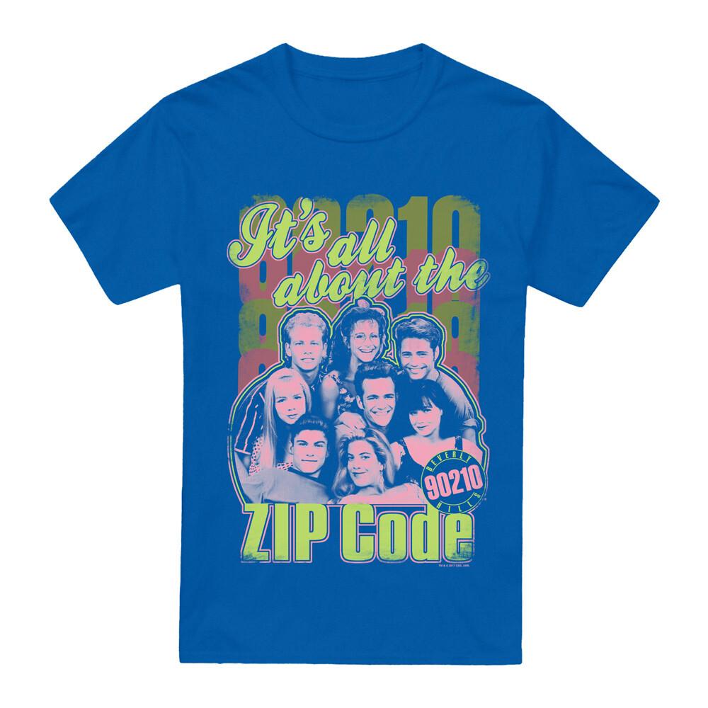 90210 Zip Code T-Shirt S-2XL Royal Blue XXXXL