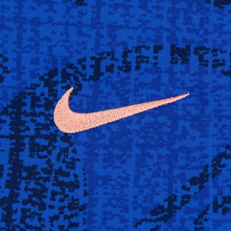 Nike 25-26 France Match Entraînement Col Rond Mode Doux Sport Manches Courtes Maillot de Football Homme Hauts Bleu FZ9710-438