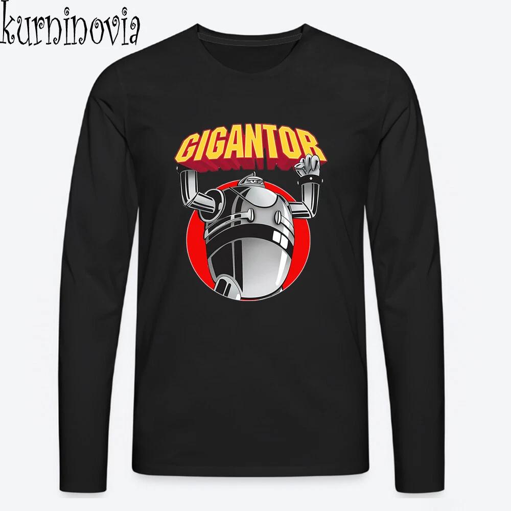 Men s and Women s T-shirts Gigantor Retro Robot Anime Cartoon XXXXL