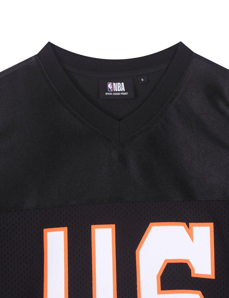Enbiei Hwc Nyk Knee-Length Mesh Short Sleeve T-Shirt (N252Ts852P) Black