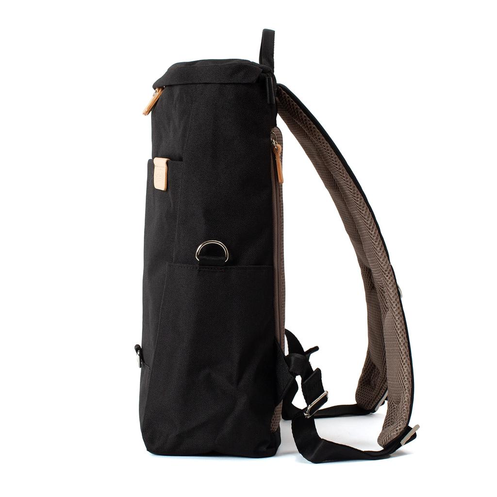 Made Backpack Unisex 10 Inch Tablet Compatible A4 Polyester L Pocket Series [Heart Factory] FY-0640 (Black)