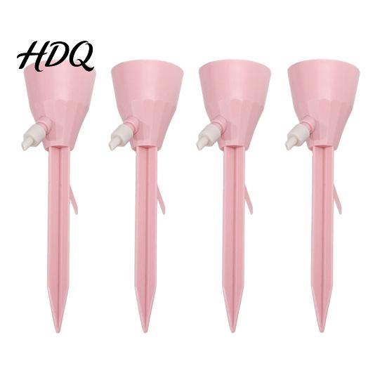 Garden Bed Drip System Flower Waterer Adjustable Self Watering Stakes Hands-Free Easy Install Plant Irrigator Solution for Indoor Outdoor Plants