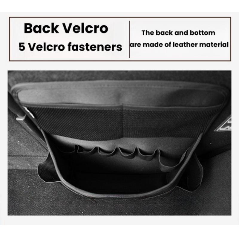 Car Trunk Organizer Adjustable Backseat Storage Bag Net High Capacity Multi-use Oxford Automobile Seat Back Organizers Universal