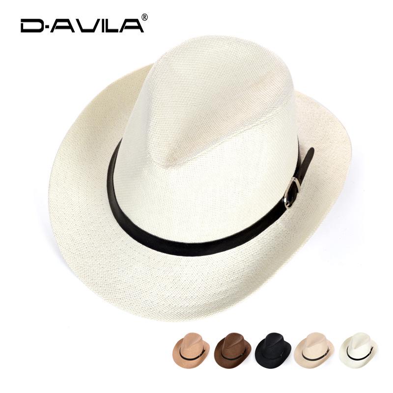 Unisex Summer Straw Sun Hat - Fedora, Beach, Cowboy Styles for Outdoor
