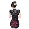 Cheongsam retro fals din două piese pentru femei, rochie sexy și subțire pentru femei