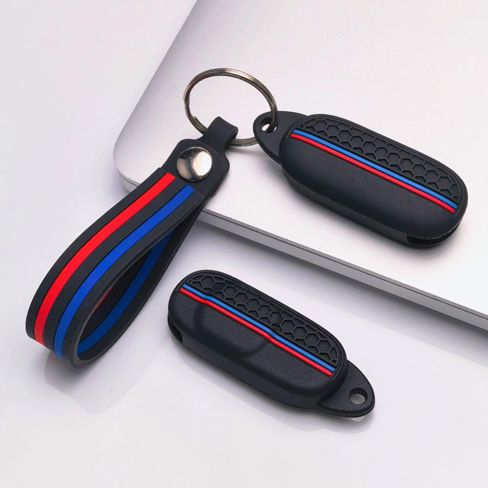 Key Shell Cover for Zontes 368G 368E 368D 368M 368K 350D with Keychain Non Slip Key Shell for Zontes Motorcycle Key Anti-Scratch Surface