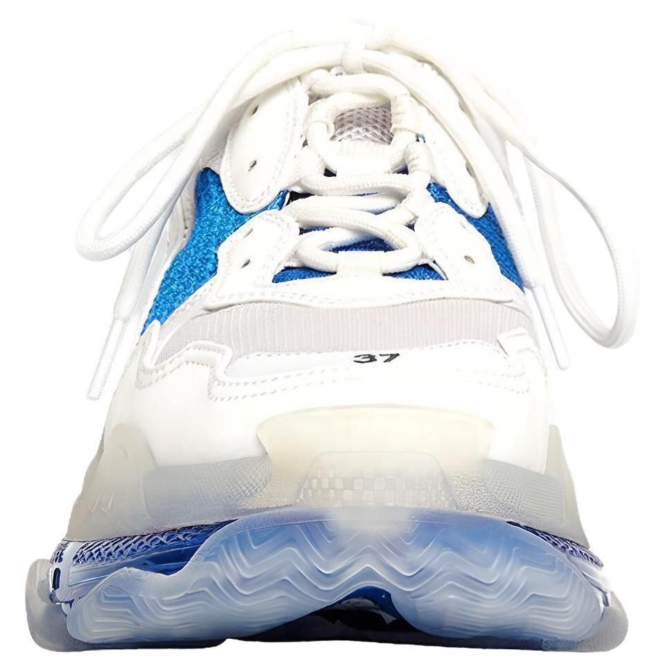 Balenciaga Triple S Clear Sole Blue Women's 544351W09ON9169