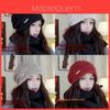 Casual Thick Knit Beanie Hat For Women With Earmuff Protection For Autumn Winter Warmth
