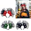 Mexicans Rose Florals Crown Garlands Flower Headband Skeleton Florals Headband Halloween Dia De Los Muerto Party Costum