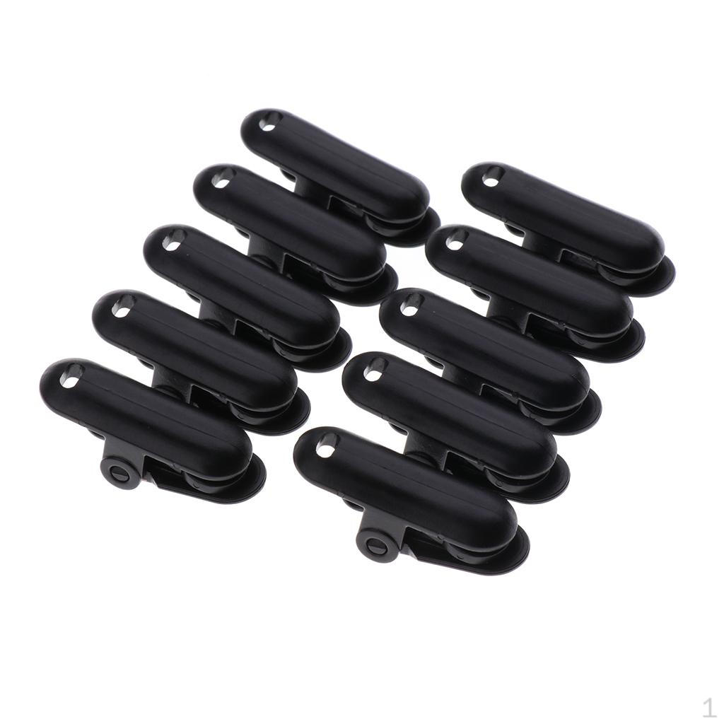 10 Pcs Awning Clamp Tarpaulin Clips Pulling Equipment