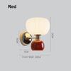 New Nordic Home Decor Wall Lamps Plastic Material Lightings Modern Soft Style Pumpkin Shape Bedroom Lustres