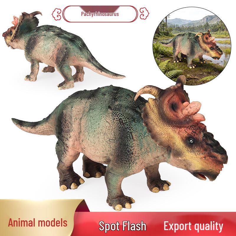 Jurassic Dinosaur Toy Set: Thick-Nosed Dragon, T-Rex, Velociraptor, Pterodactyl, Mosasaurus, Spinosaurus