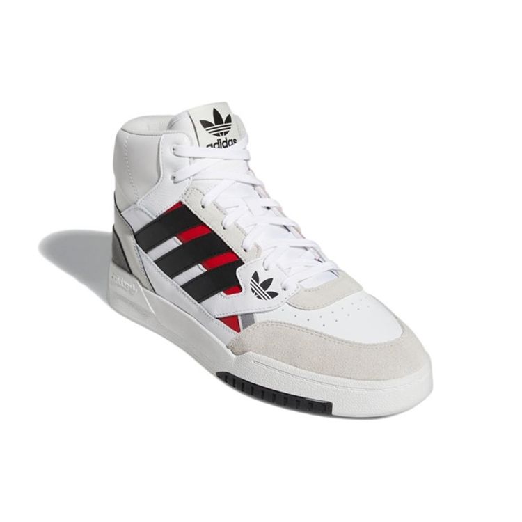 Adidas Pantofi Sport Unisex Drop Step SE Alb Negru Roșu Solar-Alb Negru de Bază GV9447