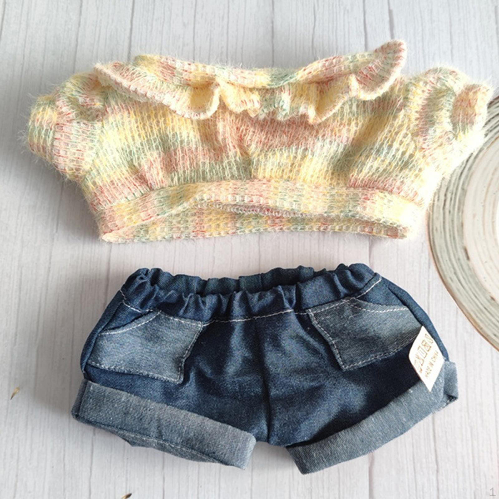 

Креативный набор кукольной одежды для кукол ростом 196 дюймов Yellow 2 piece