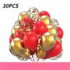 10 Zoll 30 Stück Glitzerpapier-Schnipsel Ballon-Set Dekoration Ballons Weihnachten Halloween Geburtstag Feiertag