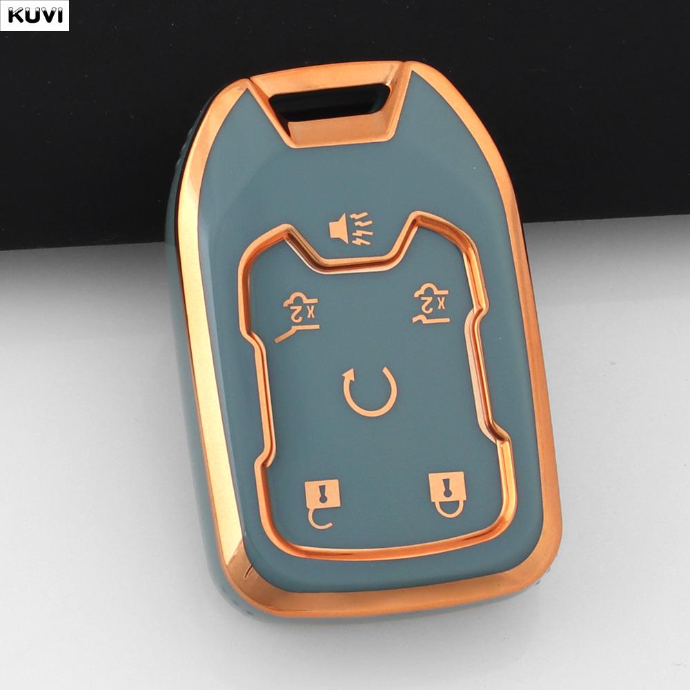 New Tpu 6 Buttons Car Remote Key Case Cover For Chevrolet Silverado Gmc Sierra 1500 2500Hd 3500Hd Terrain Acadia