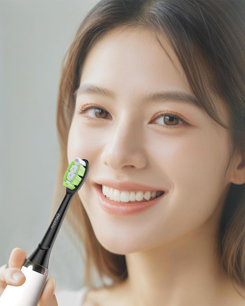 Ofashu Replacement Brush Heads for Philips Sonicare Electric Plaque and with Hygiene for Home and Travel Regular Toothbrushes, Removal, DiamondClean,