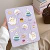 Cute duck-themed iPad Air 7/6/5 tablet case, Pro tablet case, 11/10/9 protective case
