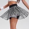 High Waist Athletic Skirt For Women With Breathable Nylon Fabric For Running And Fitness