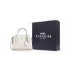 Coach Andrea 22 Zipper Closure Large Capacity PVC And Leather Crossbody Shoulder Tote Bag Small Women Bags White CP081-SVHA