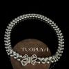 Elegant French Retro Bow Pearl Necklace