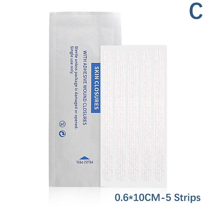 2/3/5 Strips 10cm Adhesive Sterile Medical Bandage Strips Wound Closure Tapes Skin Repair First Aid Surgical Breathable Tape