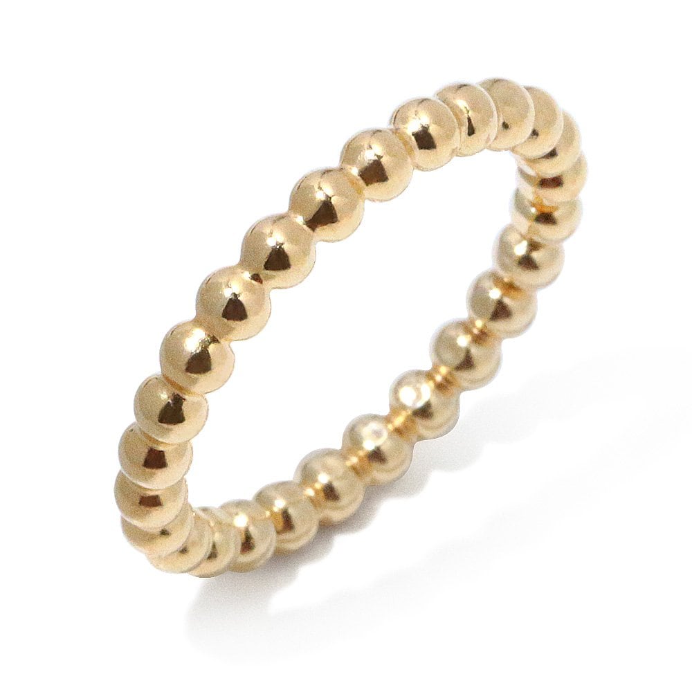 14K Hollow Ball Ring_2.5mm